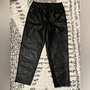 Old Navy leather pants